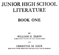 Junior High School Literature, Book 1 by William H. (William Harris) Elson