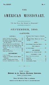 The American Missionary — Volume 34, No. 09, September, 1880 by Various