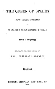 The Queen of Spades, and other stories by Aleksandr Sergeevich Pushkin