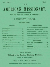 The American Missionary — Volume 34, No. 8, August, 1880 by Various