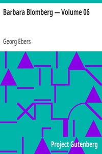 Barbara Blomberg — Volume 06 by Georg Ebers