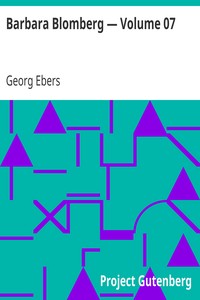 Barbara Blomberg — Volume 07 by Georg Ebers