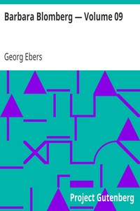 Barbara Blomberg — Volume 09 by Georg Ebers