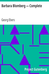 Barbara Blomberg — Complete by Georg Ebers