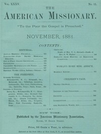 The American Missionary — Volume 35, No. 11, November, 1881 by Various