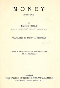 Money (L'Argent) by Émile Zola