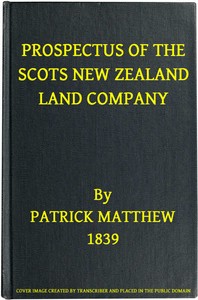 Prospectus of the Scots New Zealand Land Company by Scots New Zealand Land Company