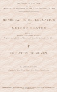 Education of Women by M. Carey (Martha Carey) Thomas