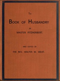 The Book of Husbandry by Anthony Fitzherbert