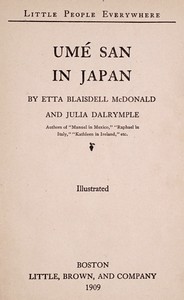 Umé San in Japan by Etta Blaisdell McDonald