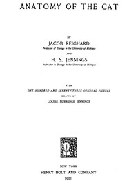 Anatomy of the Cat by Jacob Reighard