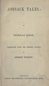 Cossack Tales by Nikolai Vasilevich Gogol