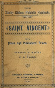 Saint Vincent, with notes and publishers' prices by Francis John Hamilton Scott Napier