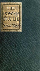 The Power of a Lie by Johan Bojer