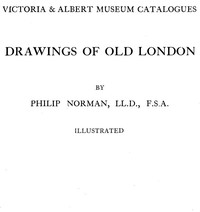 Drawings of Old London by Philip Norman