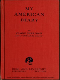 My American Diary by Clare Sheridan