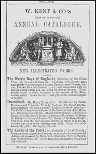 W. Kent & Co's Annual Catalogue, April 1859 by W. Kent and Co.