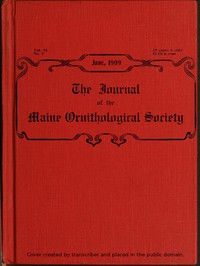 The Journal of the Maine Ornithological Society, Vol. XI. No. 2 by Various