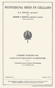 Wintering Bees in Cellars by Everett Franklin Phillips