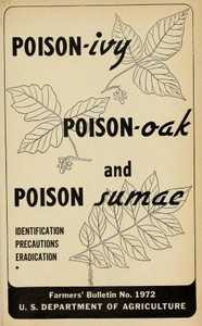 Poison-ivy, Poison-oak and Poison Sumac: Identification, Precautions and Eradication by D. M. (Donald Mundell) Crooks