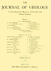 The Journal of Geology, January-February 1893
A Semi-Quarterly Magazine of Geology and Related Sciences by Various
