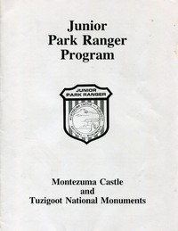 Junior Park Ranger Program: Montezuma Castle and Tuzigoot National Monuments by United States. National Park Service
