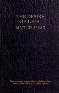 The Desire of Life by Matilde Serao