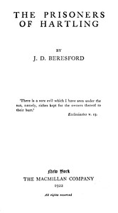 The Prisoners of Hartling by J. D. (John Davys) Beresford
