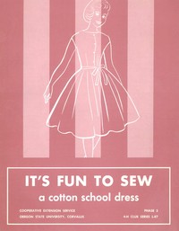 It's Fun to Sew a Cotton School Dress by Theta Johnson