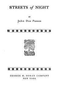 Streets of Night by John Dos Passos