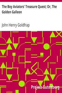 The Boy Aviators' Treasure Quest; Or, The Golden Galleon by John Henry Goldfrap