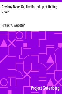 Cowboy Dave; Or, The Round-up at Rolling River by Frank V. Webster