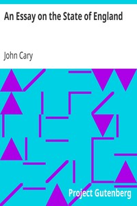 An Essay on the State of England
In Relation to Its Trade, Its Poor, and Its Taxes, for Carrying on the Present War Against France by John Cary