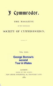George Borrow's Second Tour in Wales by T. C. (Thomas Crosbee) Cantrill