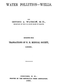 Water pollution—Wells by Irving A. (Irving Allison) Watson