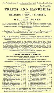 Tracts and Handbills of the Religious Tract Society, March 1st, 1843 by Religious Tract Society (Great Britain)