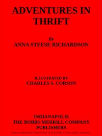 Adventures in Thrift by Anna Steese Richardson
