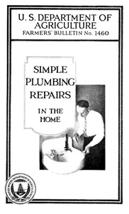 Simple Plumbing Repairs in the Home by George M. (George Milton) Warren