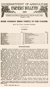 Some Common Birds Useful to the Farmer (1915 edition) by F. E. L. (Foster Ellenborough Lascelles) Beal