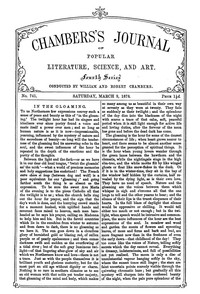 Chambers's Journal of Popular Literature, Science, and Art, No. 741, March 9, 1878 by Various