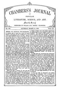 Chambers's Journal of Popular Literature, Science, and Art, No. 742, March 16, 1878 by Various