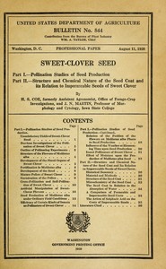 Sweet-Clover Seed by H. S. Coe