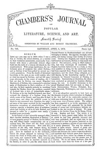 Chambers's Journal of Popular Literature, Science, and Art, No. 745, April 6, 1878 by Various