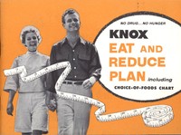 Knox Eat and Reduce Plan; Including Choice-of-Foods Chart by Charles B. Knox Gelatine Co.
