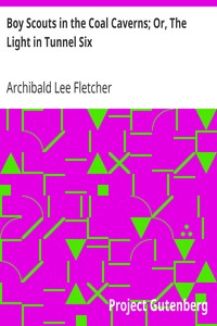 Boy Scouts in the Coal Caverns; Or, The Light in Tunnel Six by Archibald Lee Fletcher