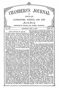 Chambers's Journal of Popular Literature, Science, and Art, No. 749, May 4, 1878 by Various