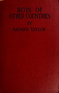 Boys of Other Countries by Bayard Taylor