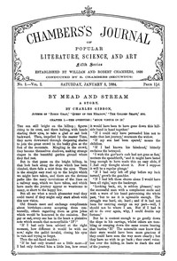Chambers's Journal of Popular Literature, Science, and Art, Fifth Series, No. 1, Vol. I, January 5, 1884 by Various