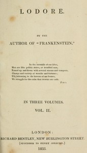 Lodore, Vol. 2 (of 3) by Mary Shelley