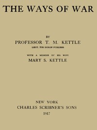 The Ways of War by Tom Kettle